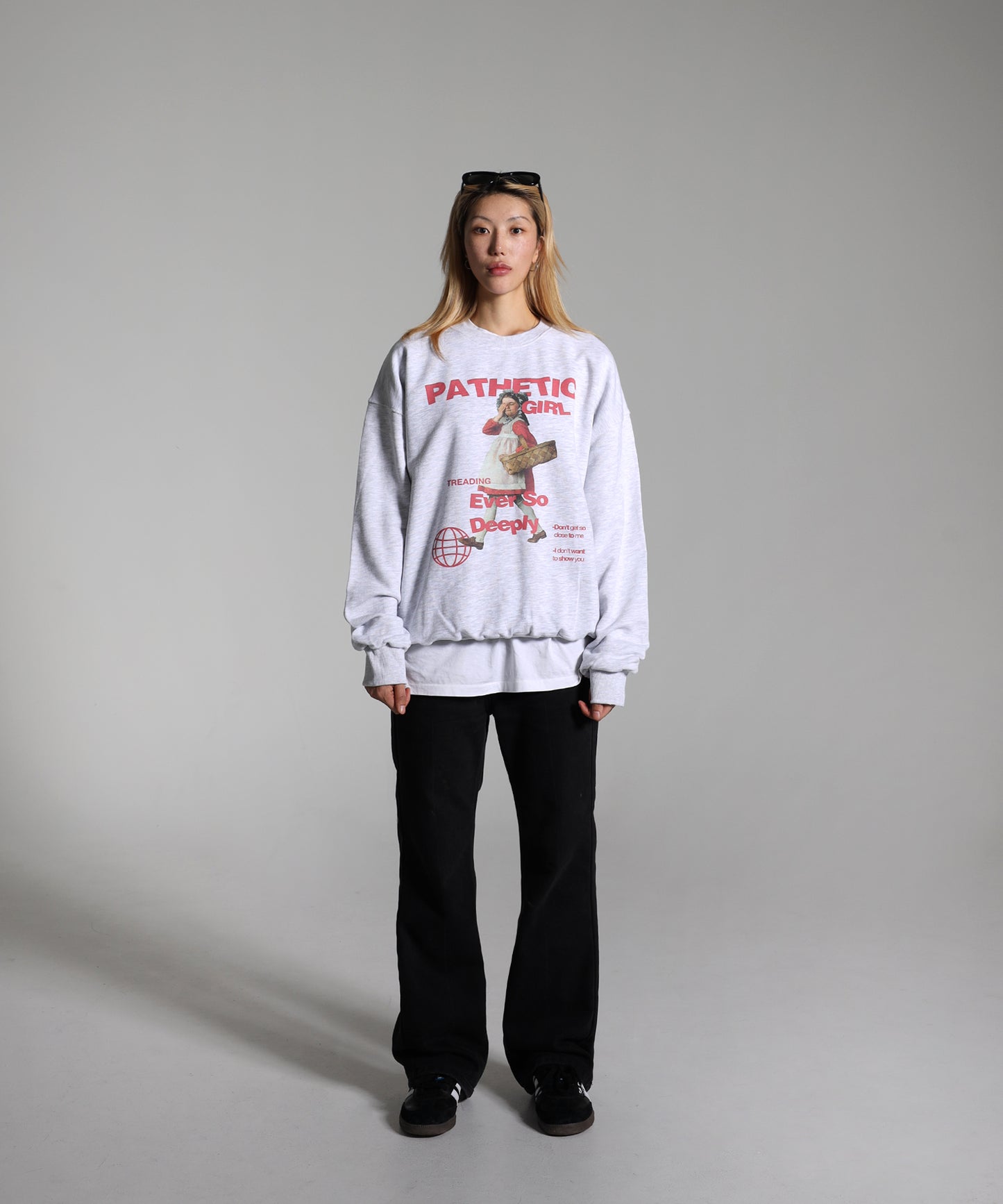 Pathetic Girl Sweatshirt Designed by JT