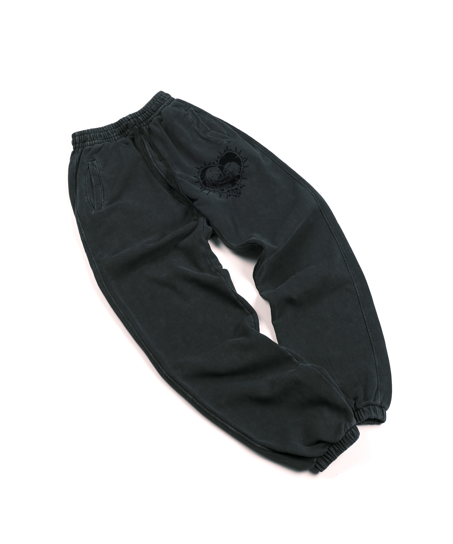 Broken Heart Sweatpants(Dark Grey)