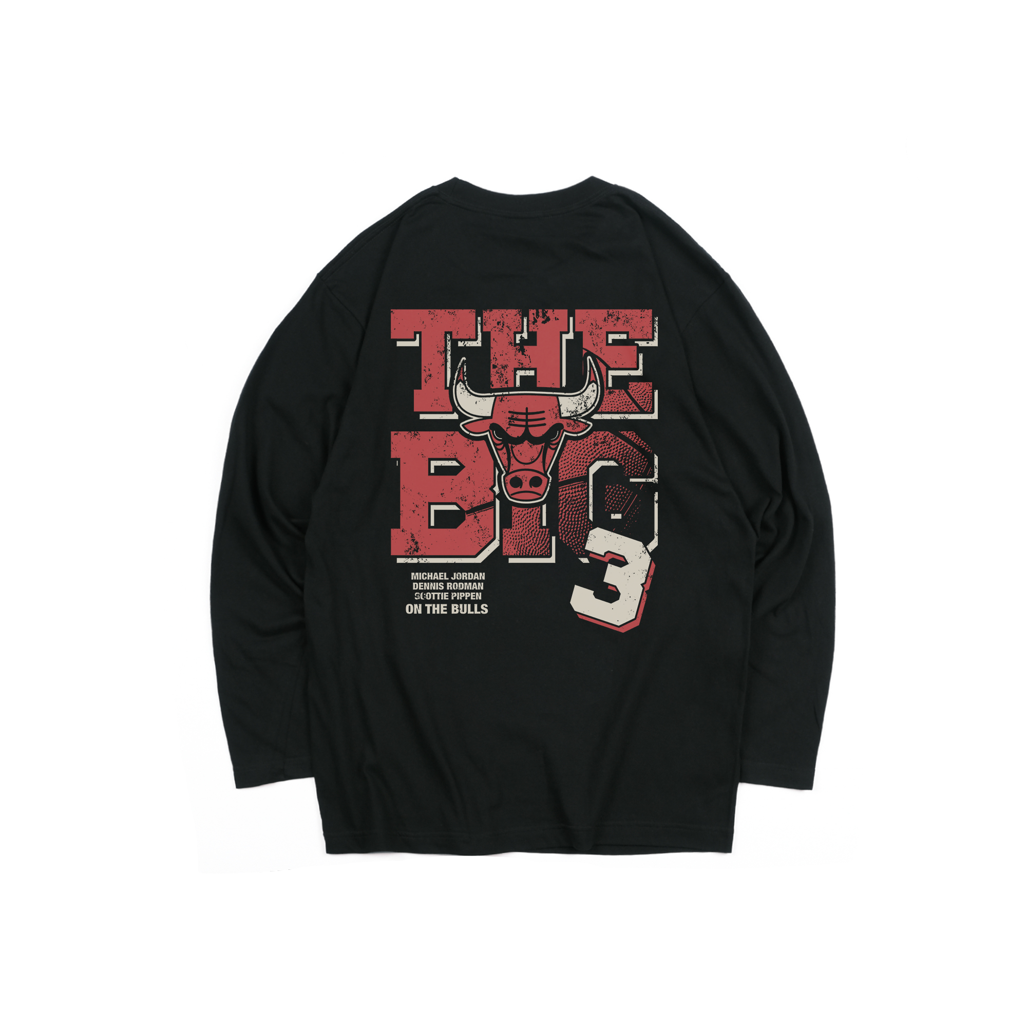 BIG 3 Chicago Bulls Longsleeves Tee