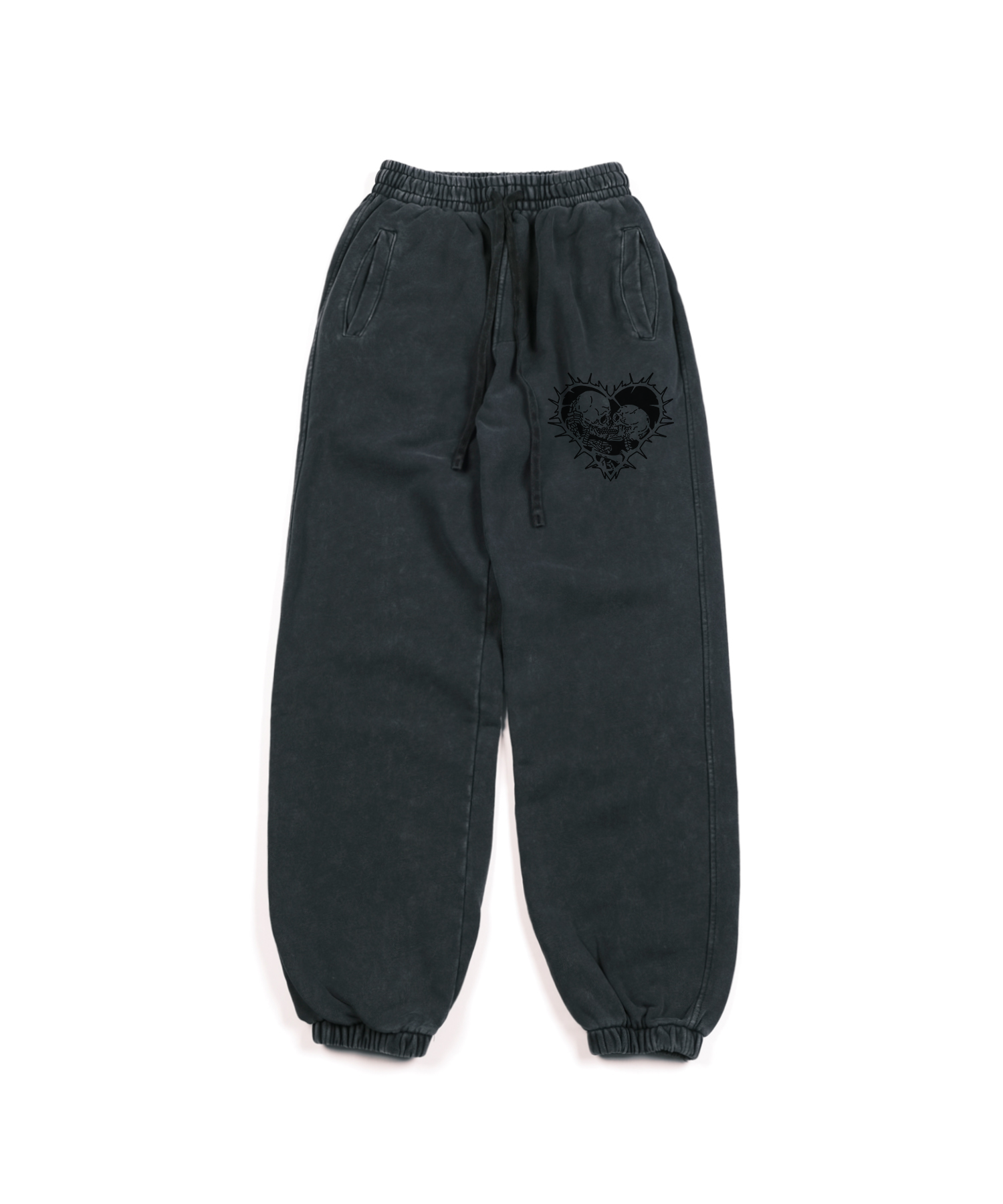 Broken Heart Sweatpants(Dark Grey)