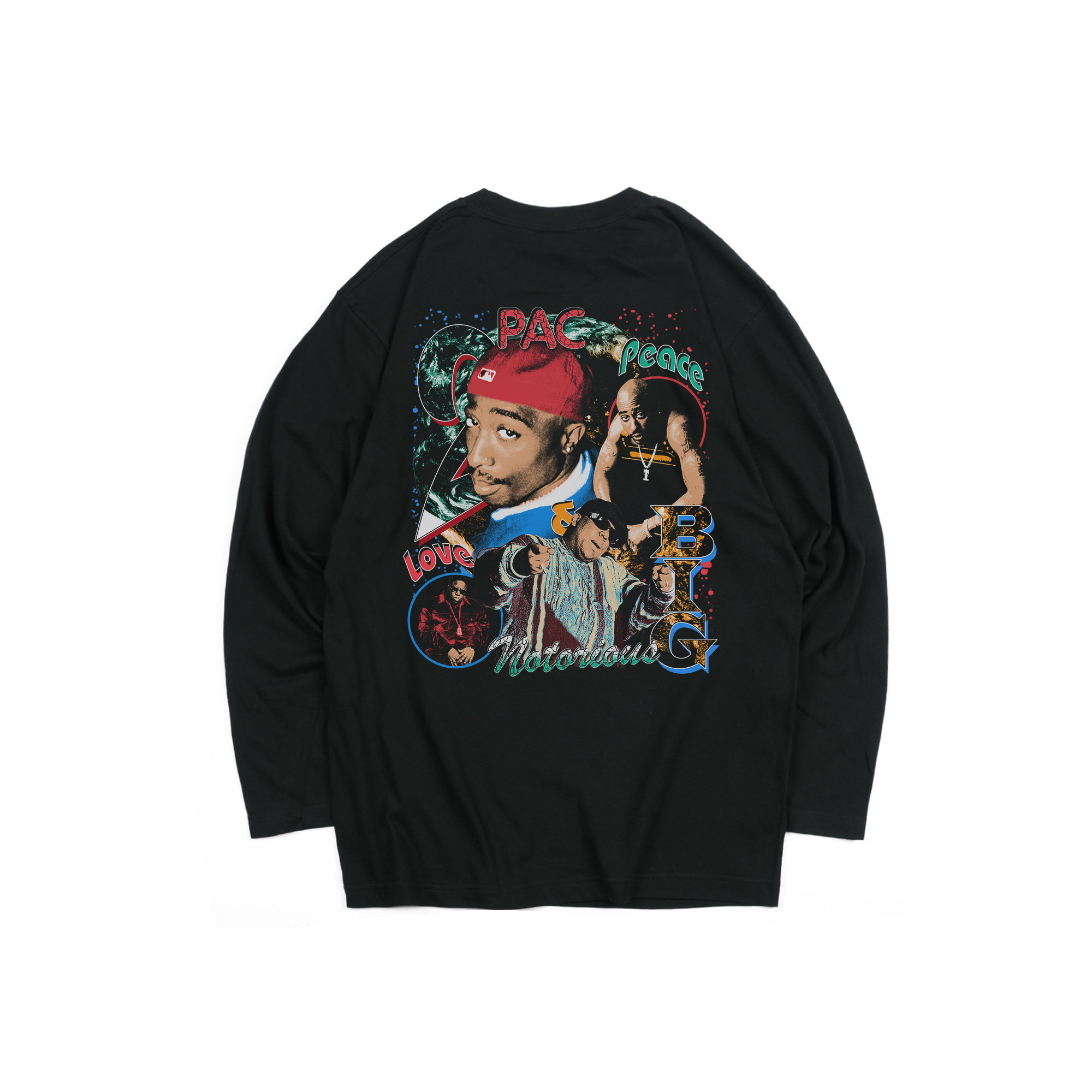 Tupac & B.I.G Wolrd Peace Longsleeves