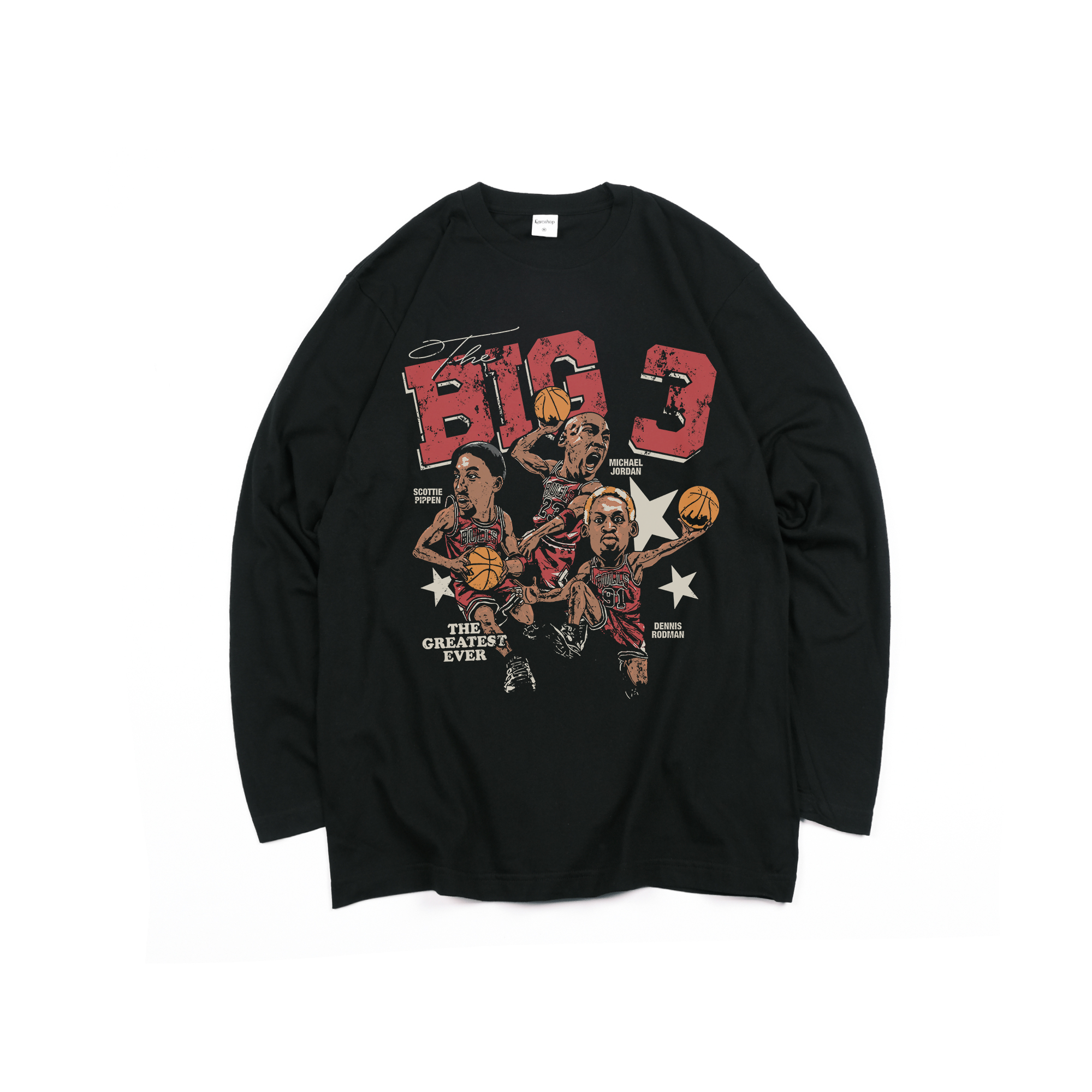 BIG 3 Chicago Bulls Longsleeves Tee