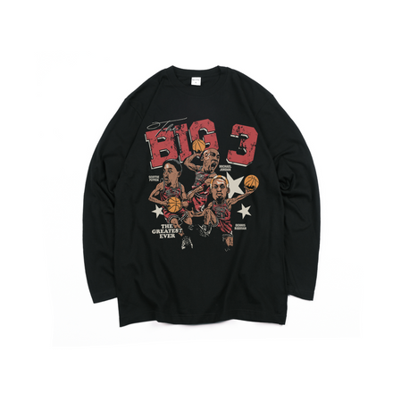 BIG 3 Chicago Bulls Longsleeves Tee