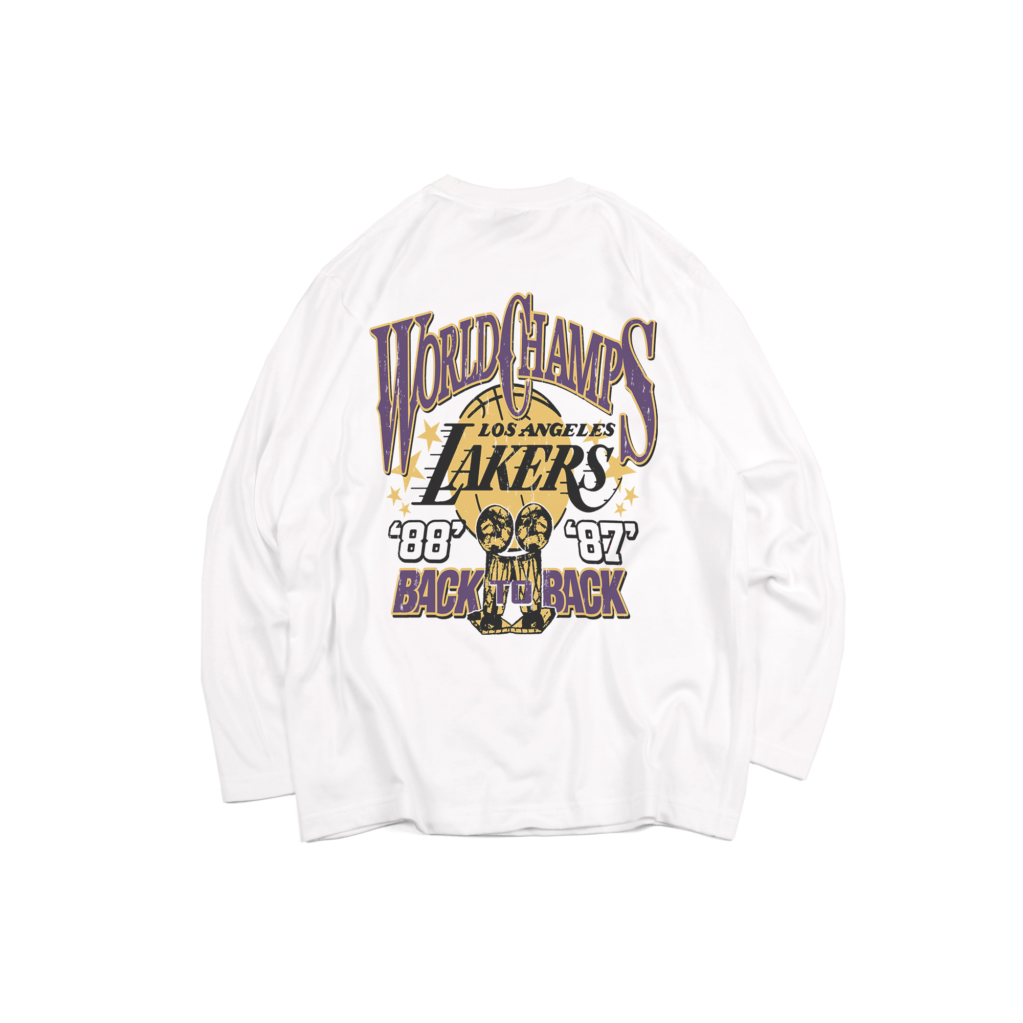 87-88 B2B Lakers Championship Longsleeve