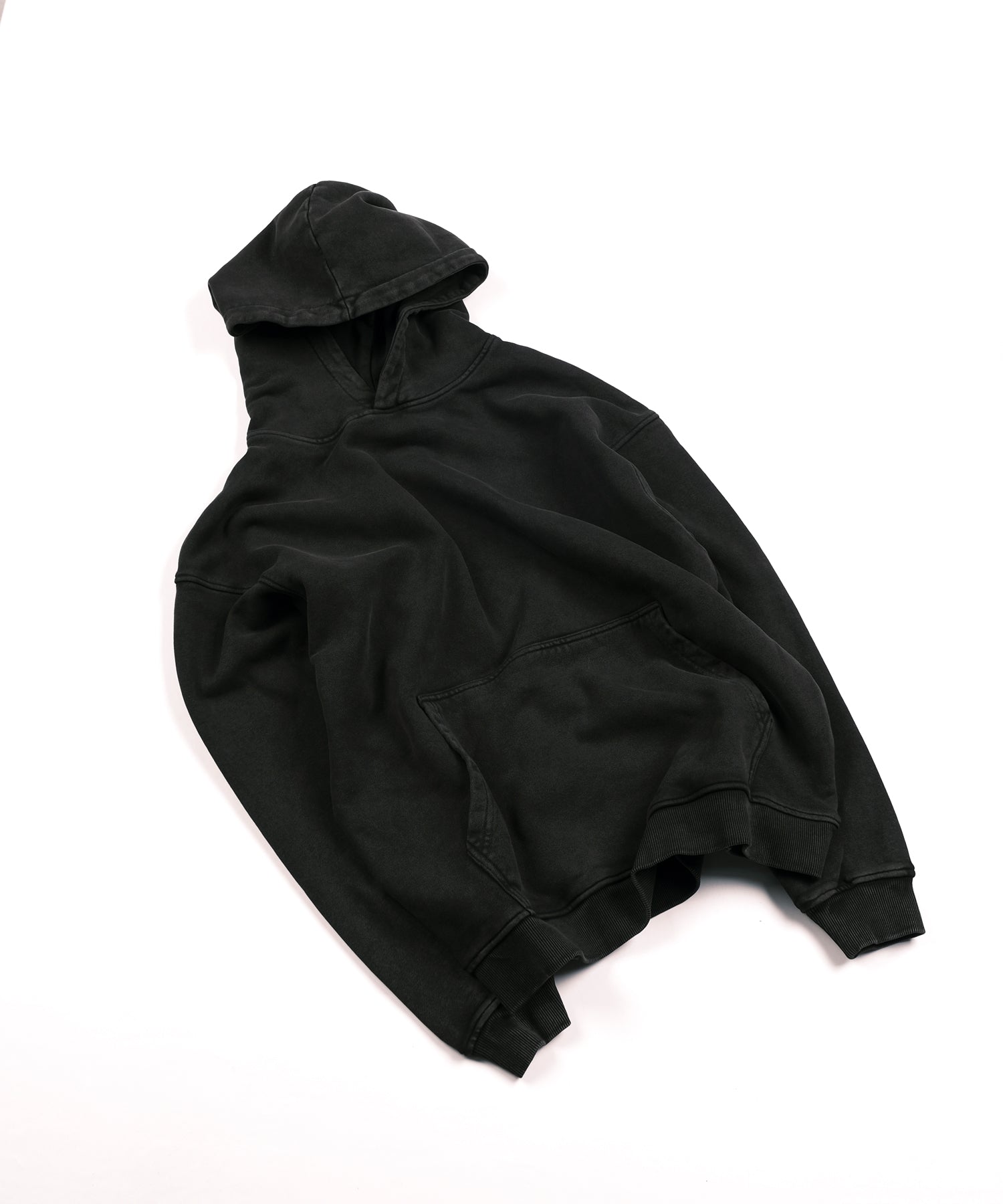 Kaveshop Wax Dyed Hoodie(BLACK)