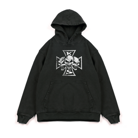 Kaveshop Skull Cross Hoodie(Black)